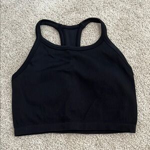 Black crop top